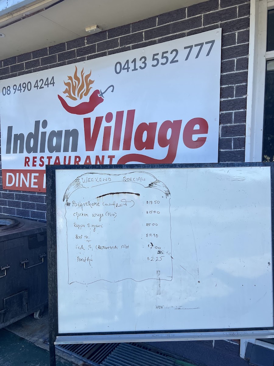 Menu Indian Village Restaurant-2