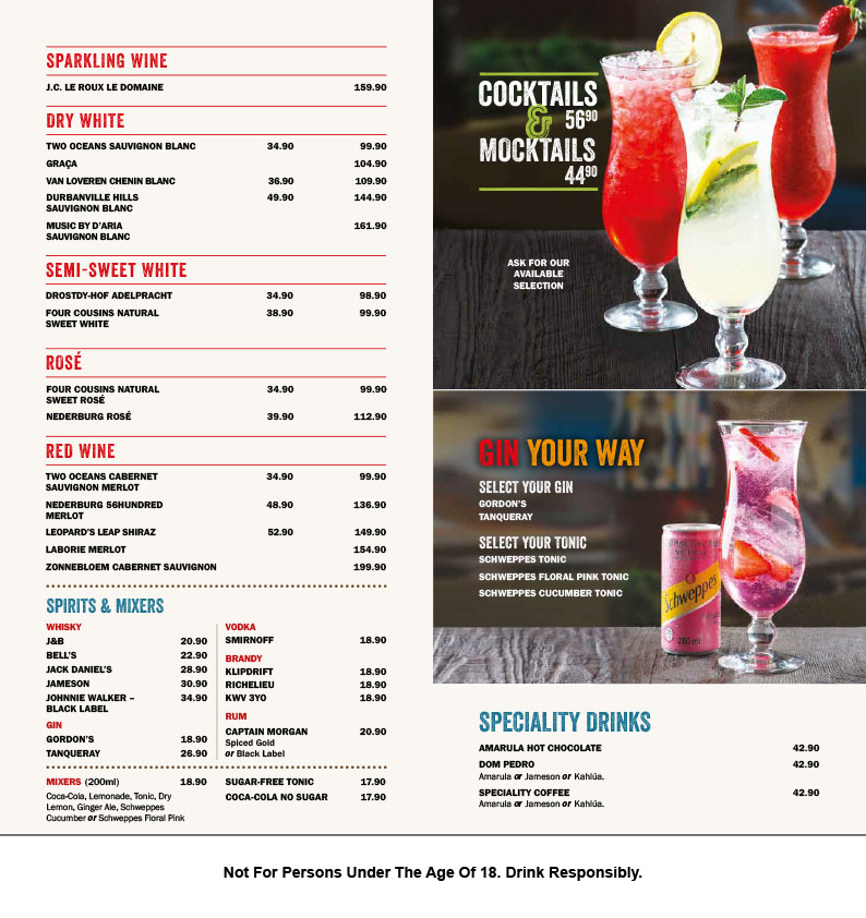 Menu Indiana Spur-7