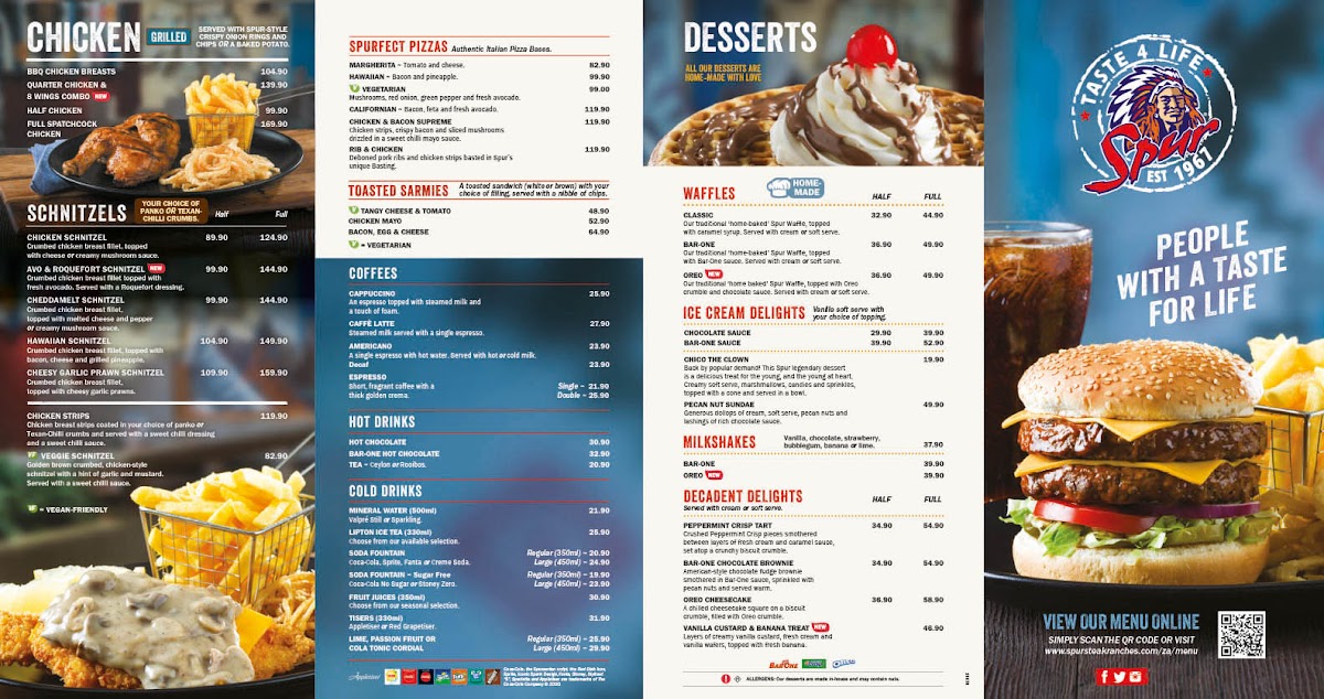 Menu Indiana Spur-9