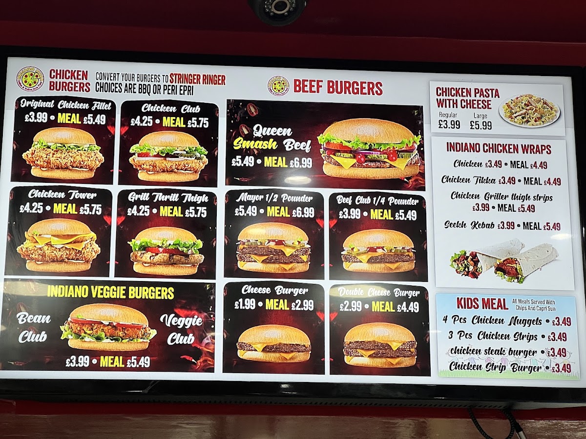 Menu Indiano Pizza (Leyton)-2