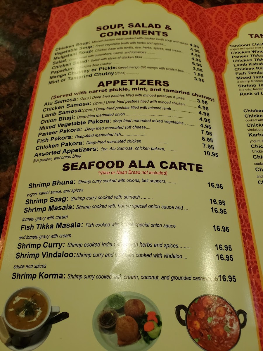 Menu India's Tandoori Halal Restaurant-10