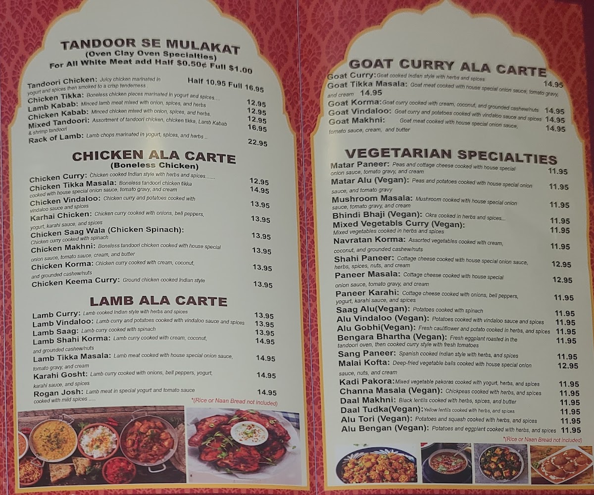 Menu India's Tandoori Halal Restaurant-4