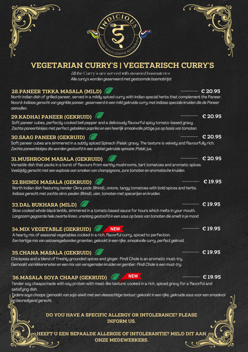 Menu Indicious - Indian Fine Dining Restaurant ????????-2