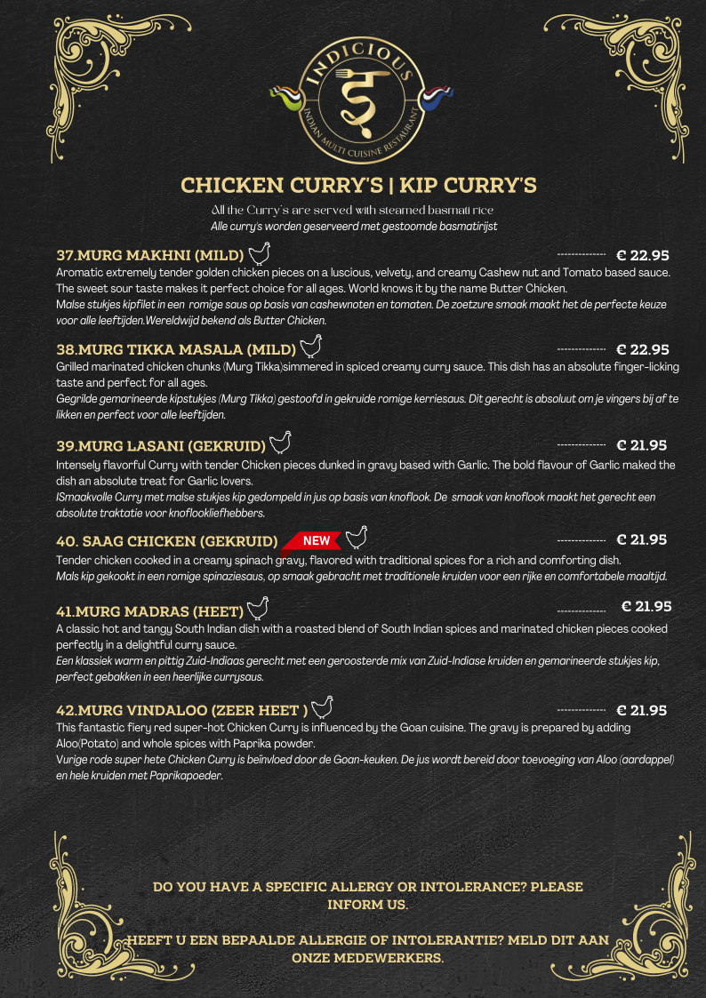 Menu Indicious - Indian Fine Dining Restaurant ????????-4