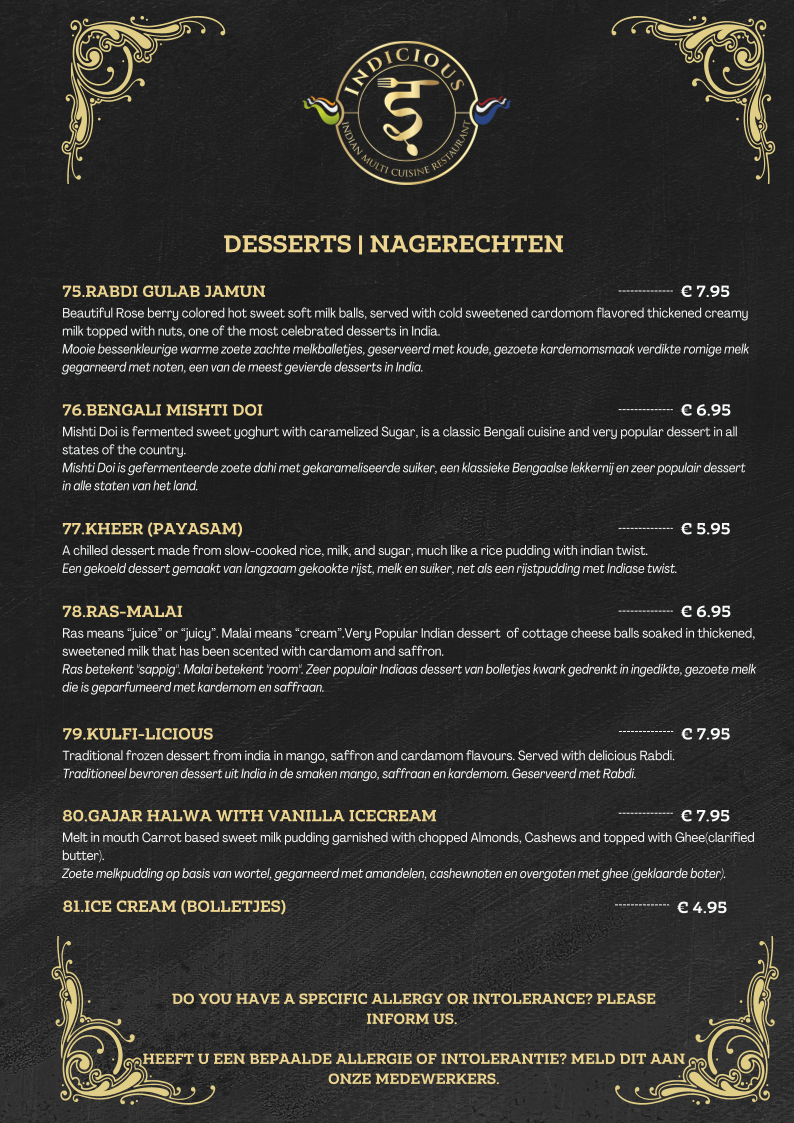 Menu Indicious - Indian Fine Dining Restaurant ????????-5