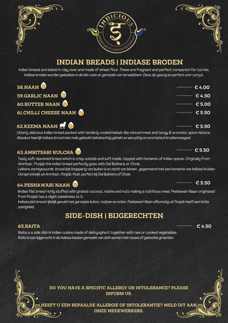 Menu Indicious - Indian Fine Dining Restaurant ????????-8