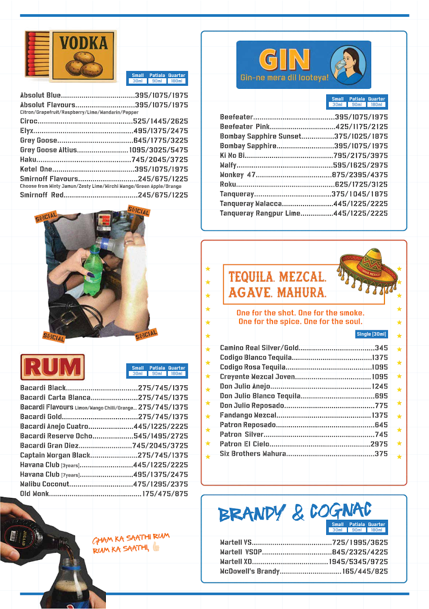 Menu Indiranagar Social-7