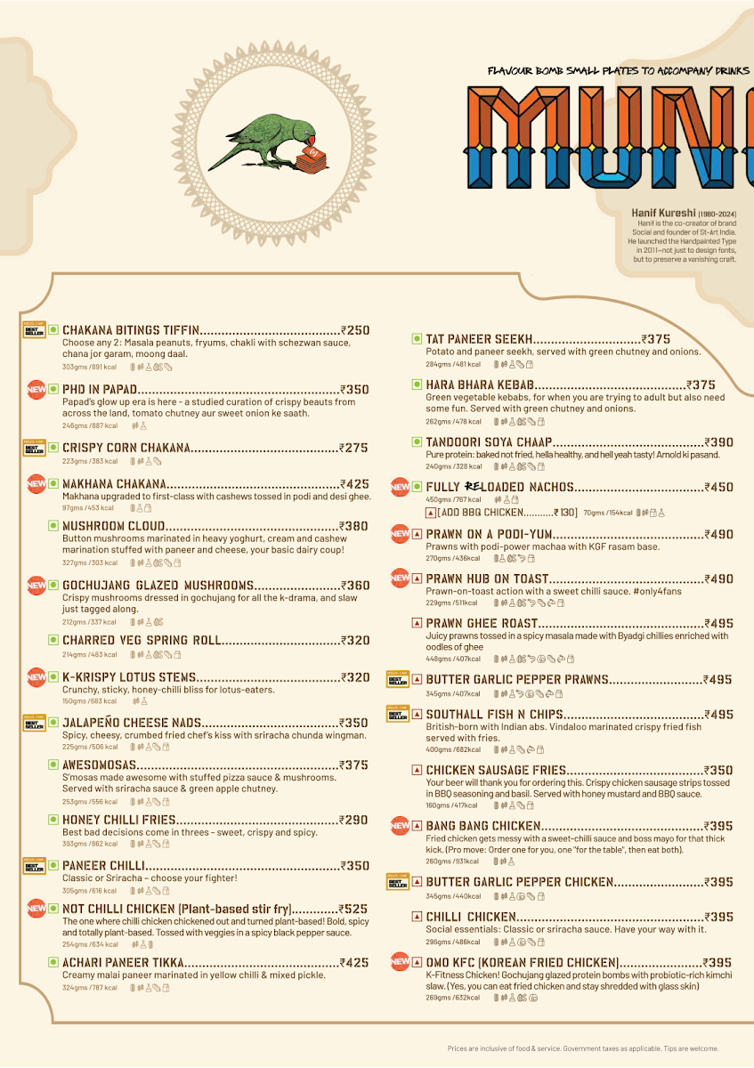 Menu Indiranagar Social-9