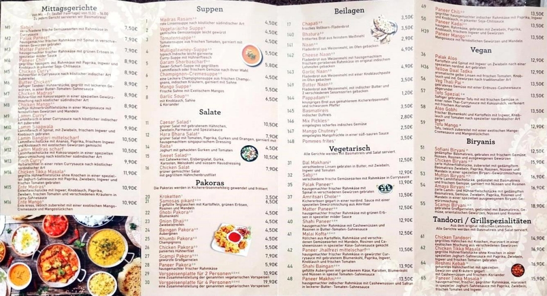 Menu Indisches Restaurant Amaya Eberswalde-2