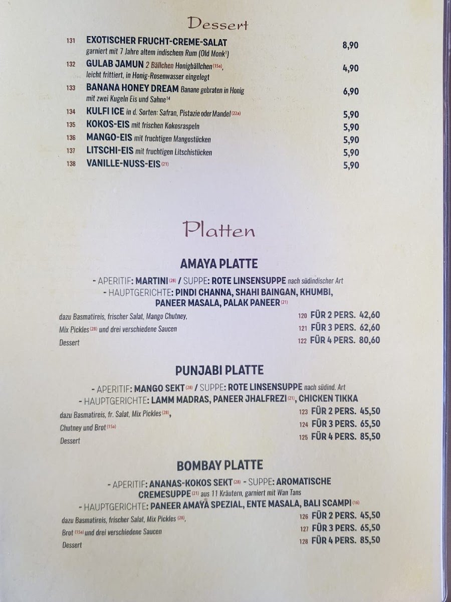 Menu Indisches Restaurant Amaya Eberswalde-7