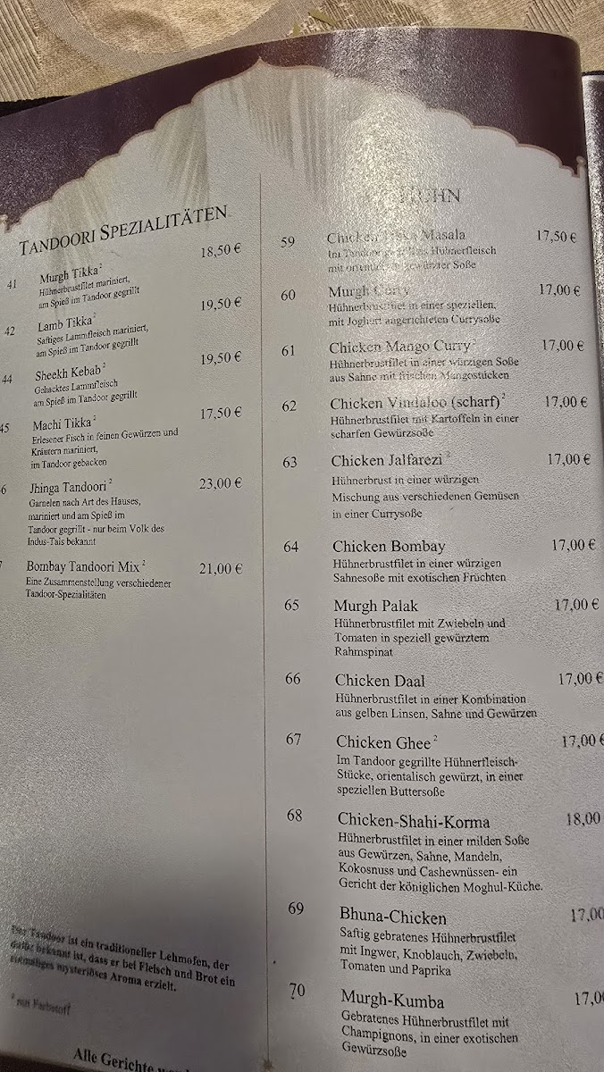 Menu Indisches Restaurant Bombay-4