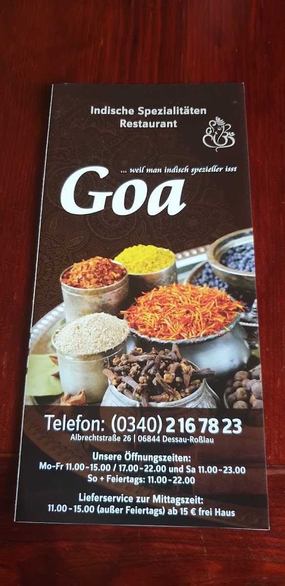 Menu Indisches Restaurant Goa-3