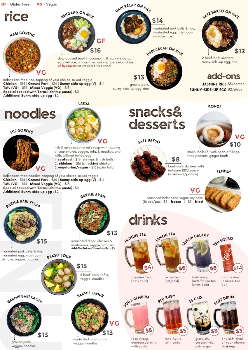 Menu Indonesian's Flavour At Hamilton Farmers Market-1
