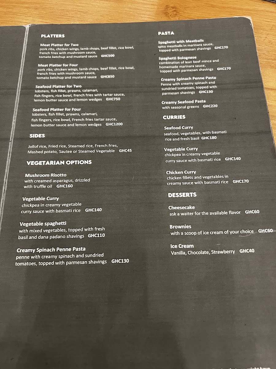Menu Indulge Accra-2