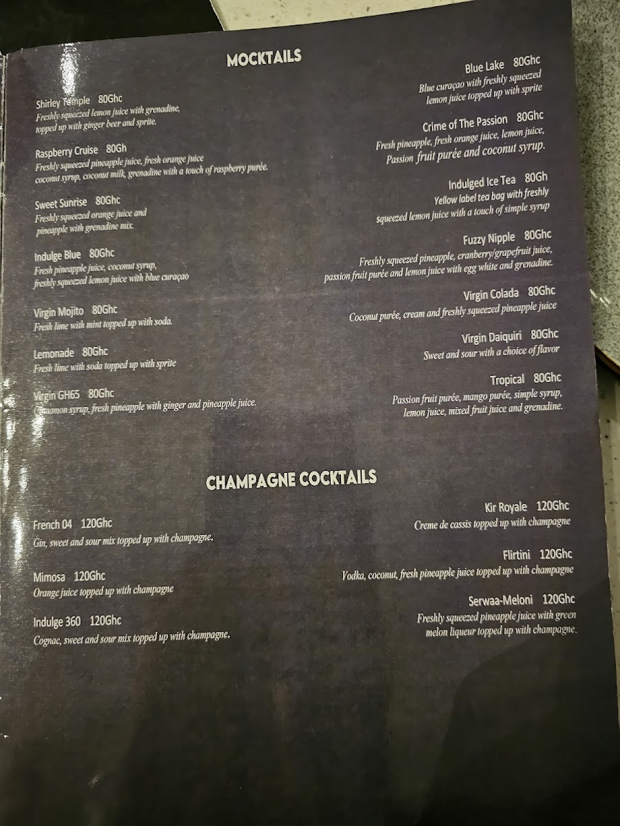 Menu Indulge Accra-5