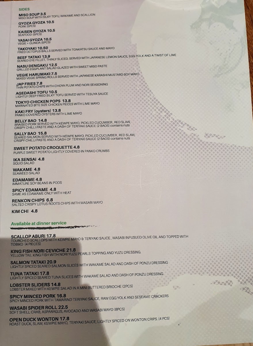 Menu Infinite Wasabi-4