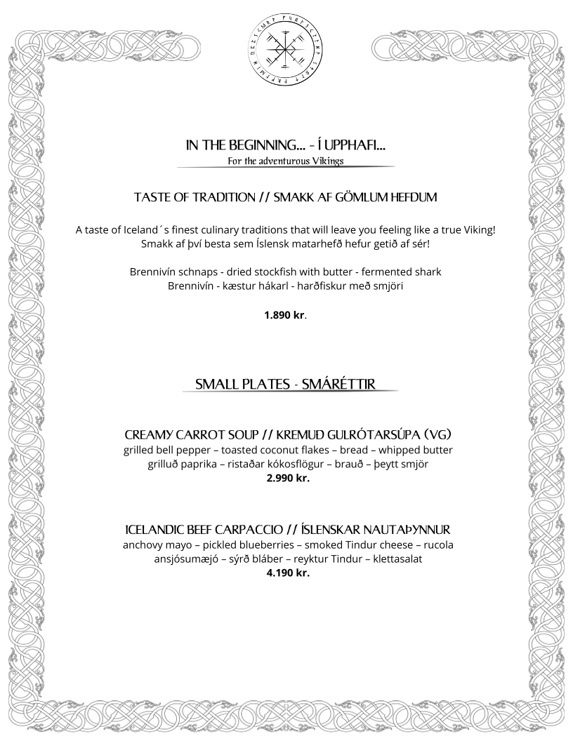Menu Ingolfsskali Viking Restaurant-3