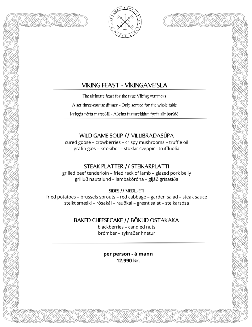 Menu Ingolfsskali Viking Restaurant-4