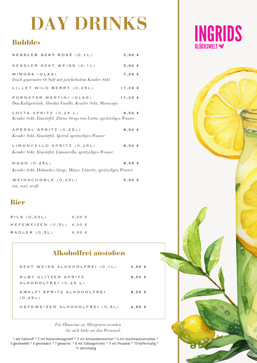 Menu Ingrids Glückswelt Sindelfingen-8