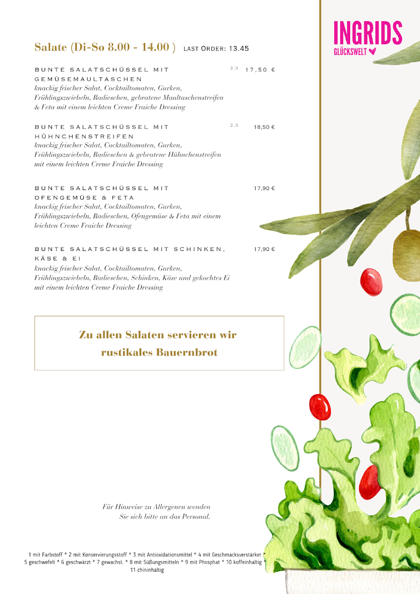Menu Ingrids Glückswelt Sindelfingen-9