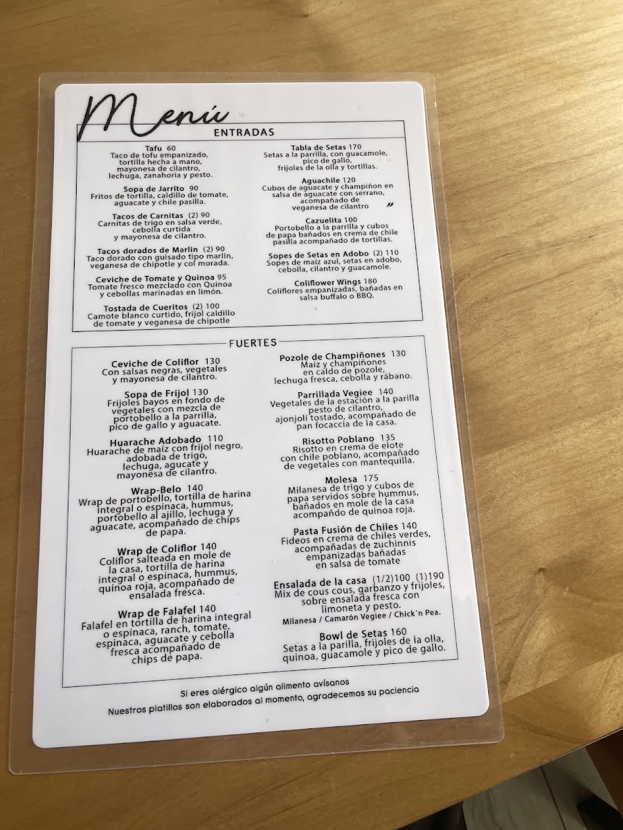 Menu Inspiración 9-8