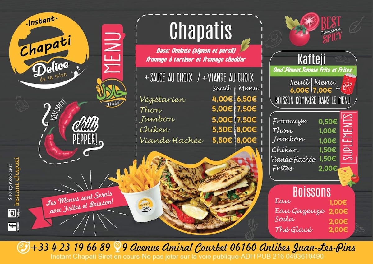 Menu Instant Chapati-1