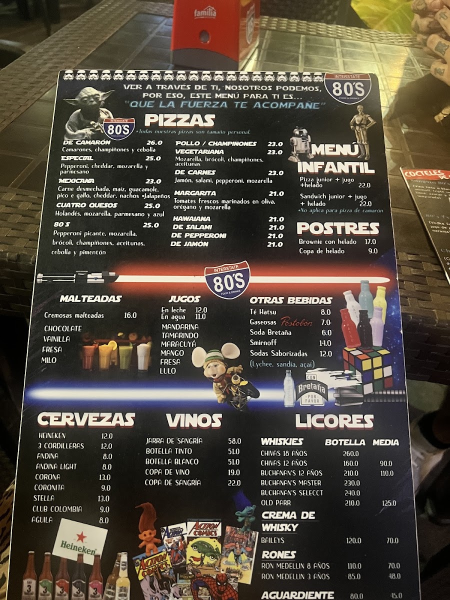 Menu Interstate 80S Food & Drinks-9