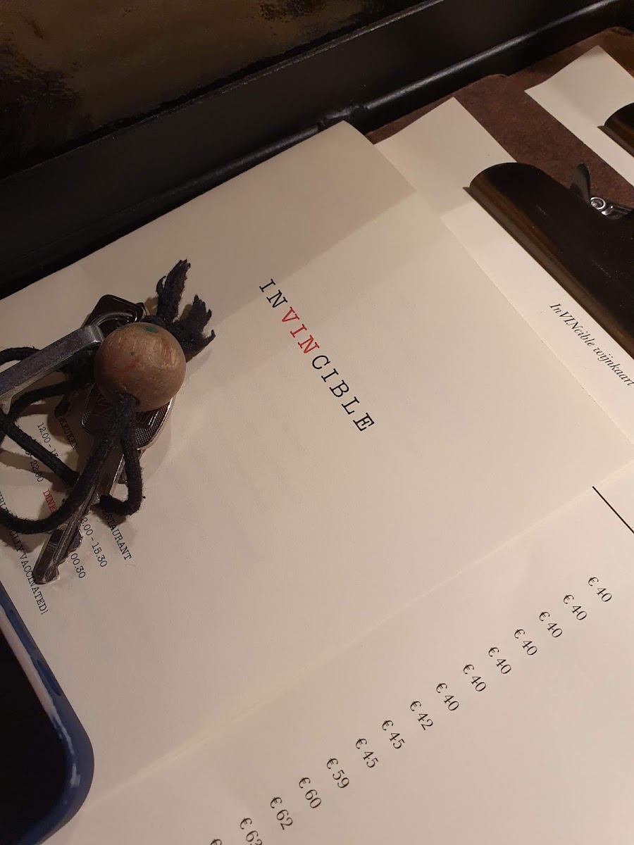Menu Invincible-5