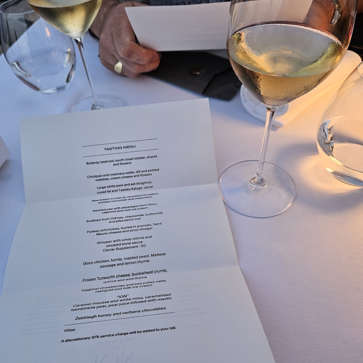 Menu Ion Harbour By Simon Rogan-7