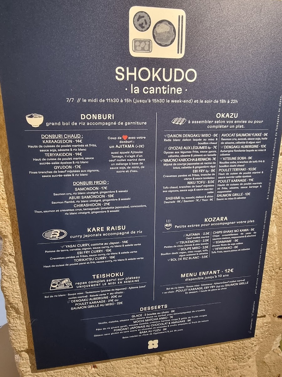 Menu Irasshai-2