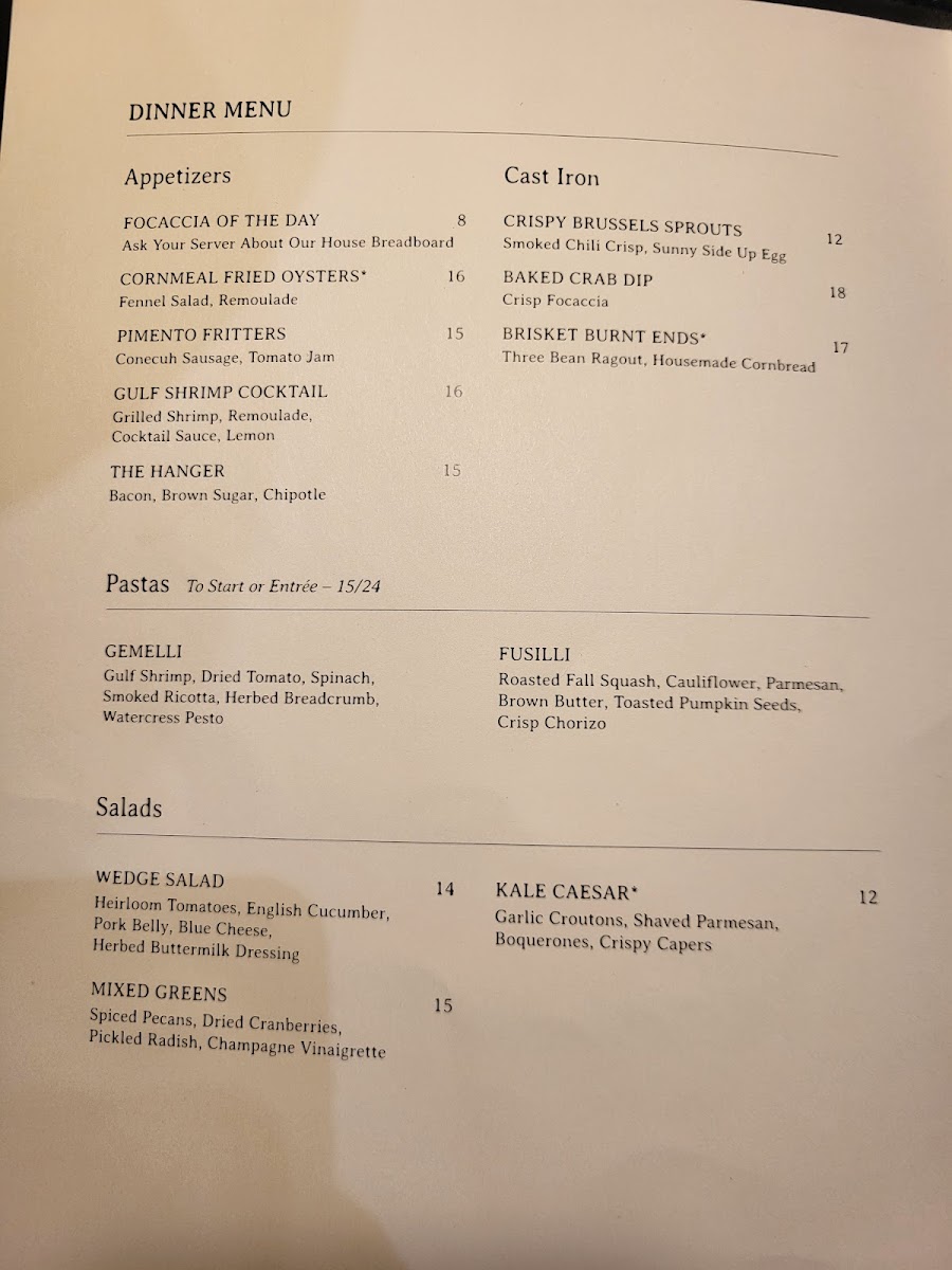 Menu Ironwood Kitchen & Cocktails-1