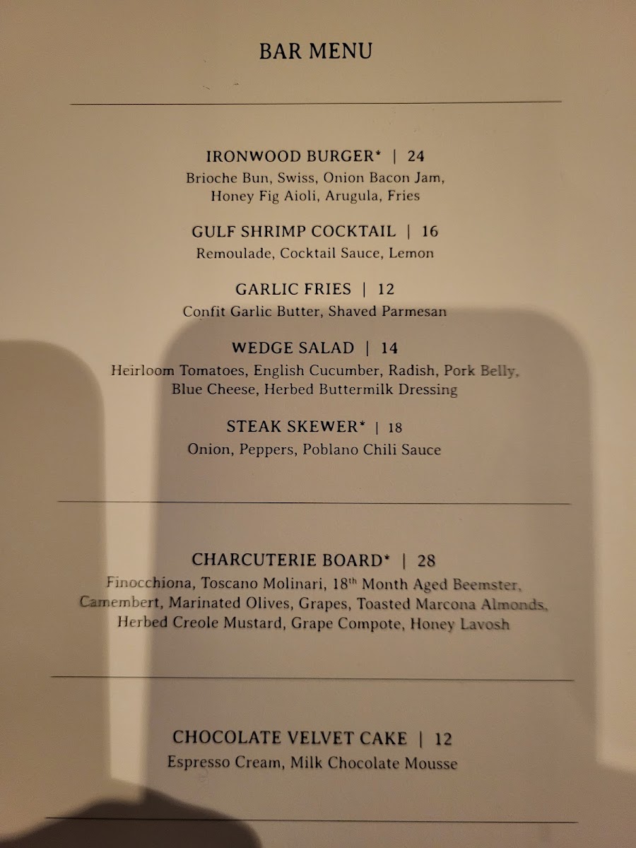 Menu Ironwood Kitchen & Cocktails-5