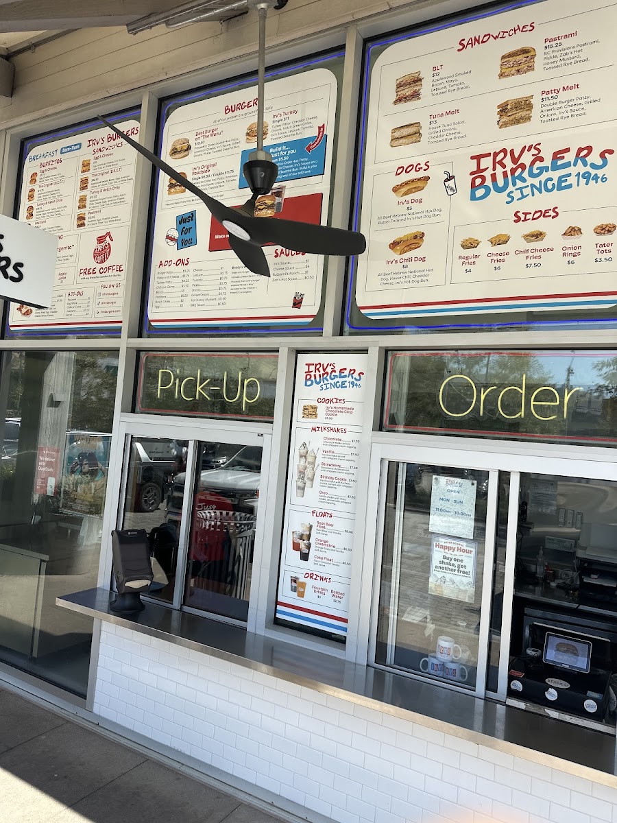 Menu Irv's Burgers-10