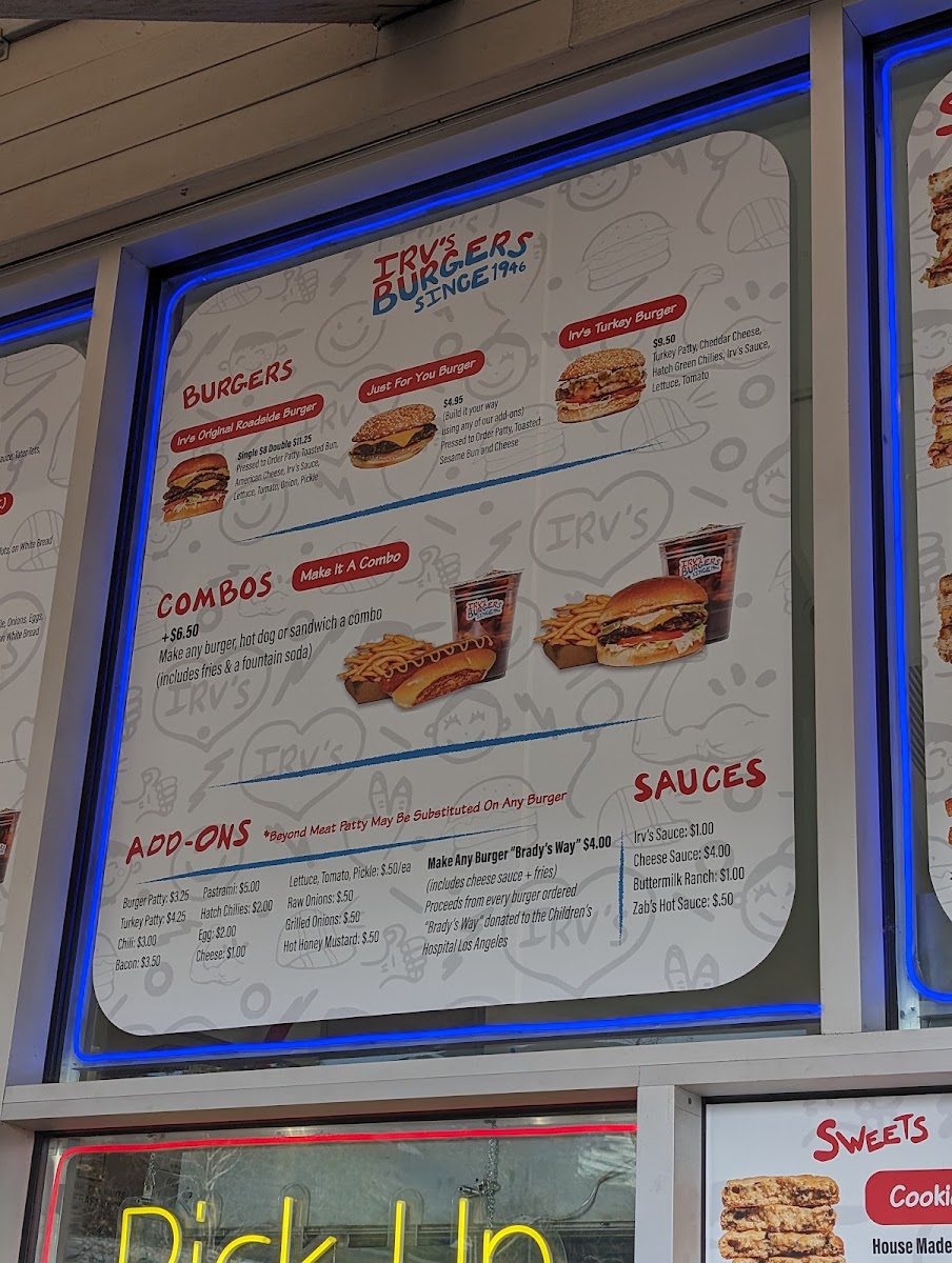 Menu Irv's Burgers-4