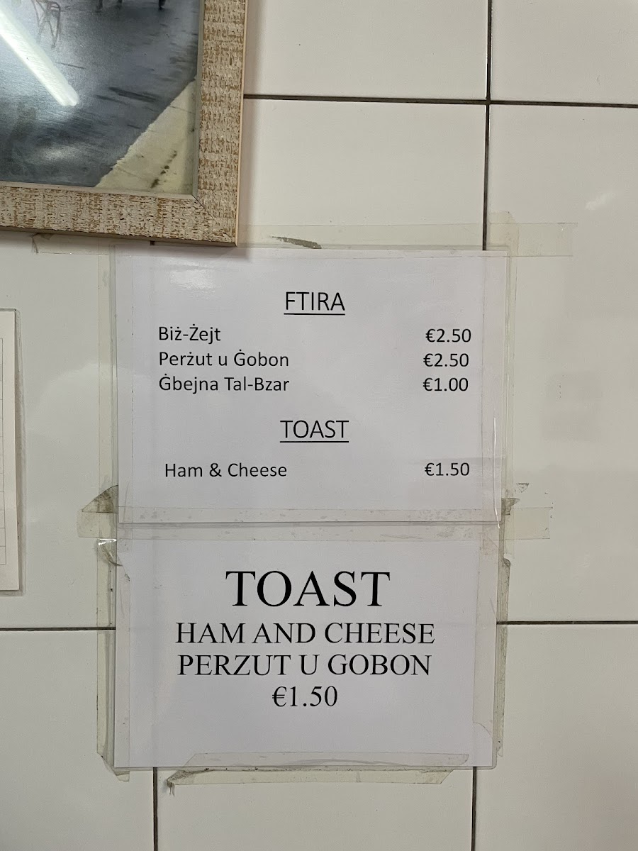 Menu Is-Serkin - Crystal Palace Bar-10