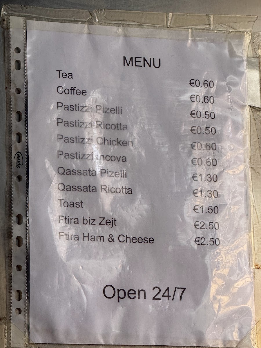 Menu Is-Serkin - Crystal Palace Bar-2