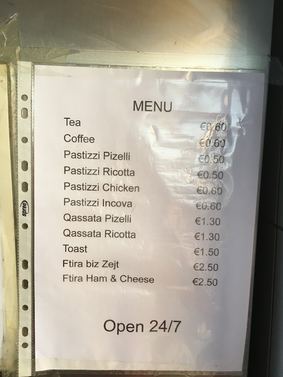 Menu Is-Serkin - Crystal Palace Bar-4