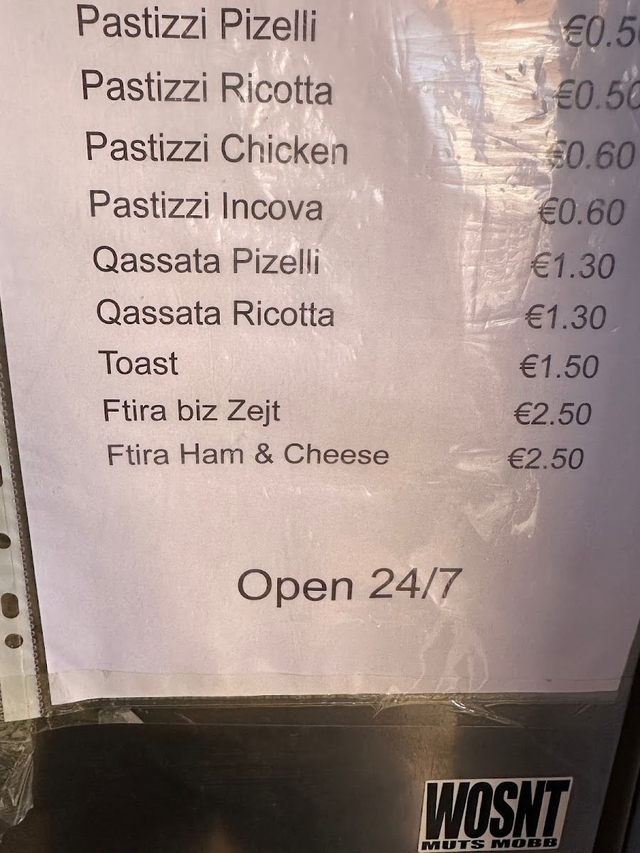 Menu Is-Serkin - Crystal Palace Bar-6