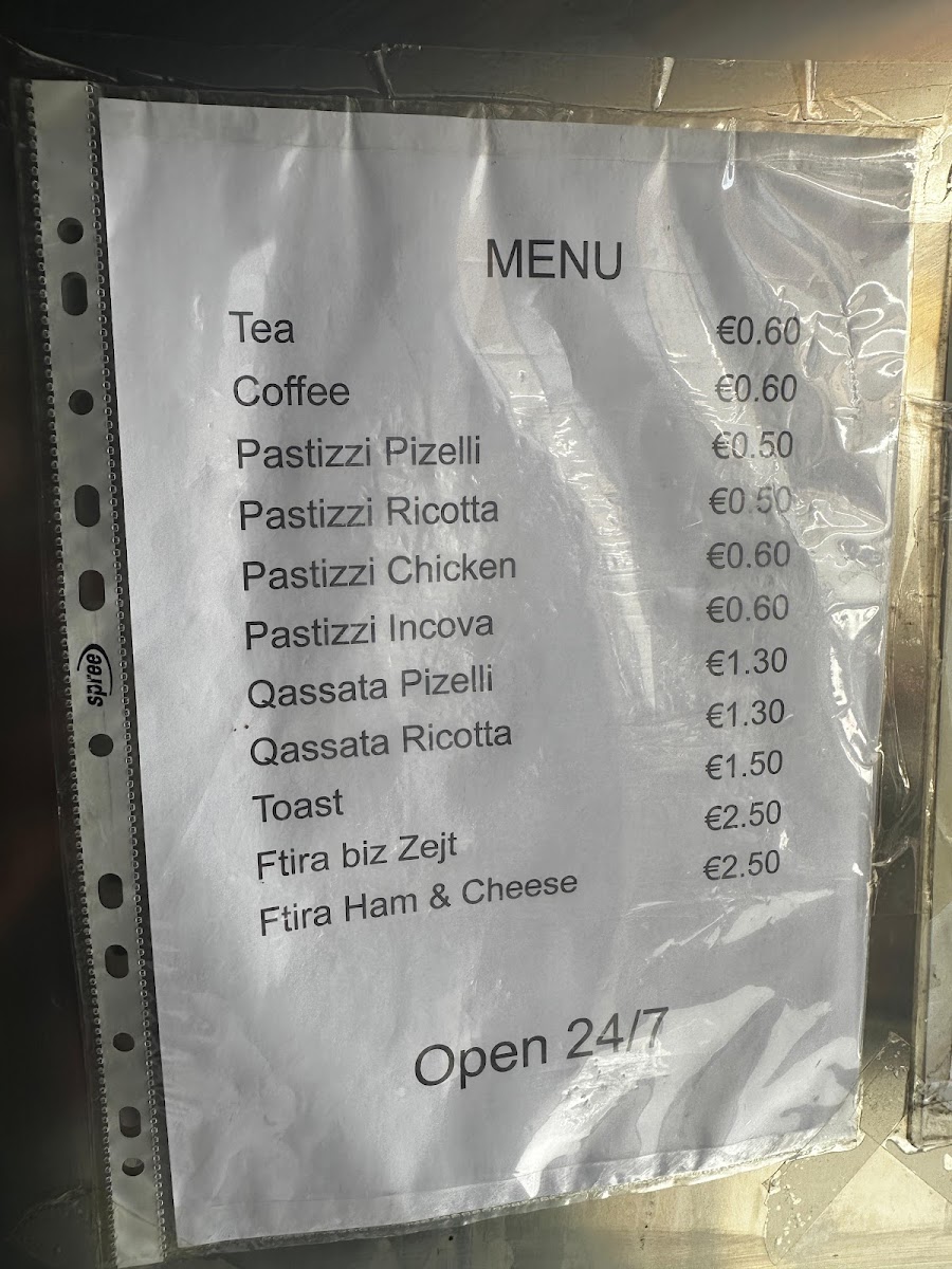 Menu Is-Serkin - Crystal Palace Bar-7