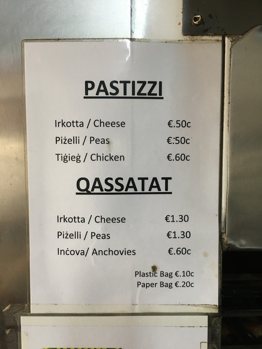 Menu Is-Serkin - Crystal Palace Bar-8