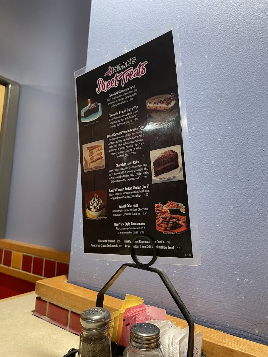 Menu Isaac's Craft Kitchen & Brewery - Wyomissing-1