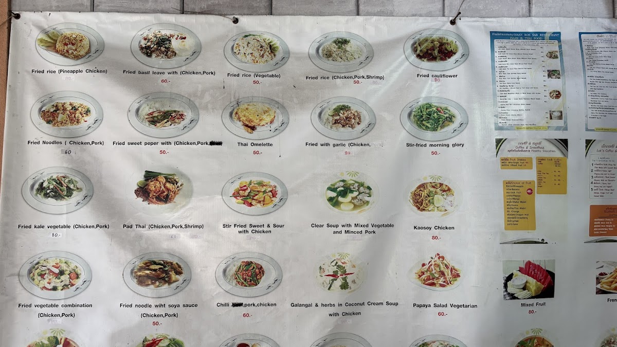 Menu Isaan Ros Sab Restaurant-8