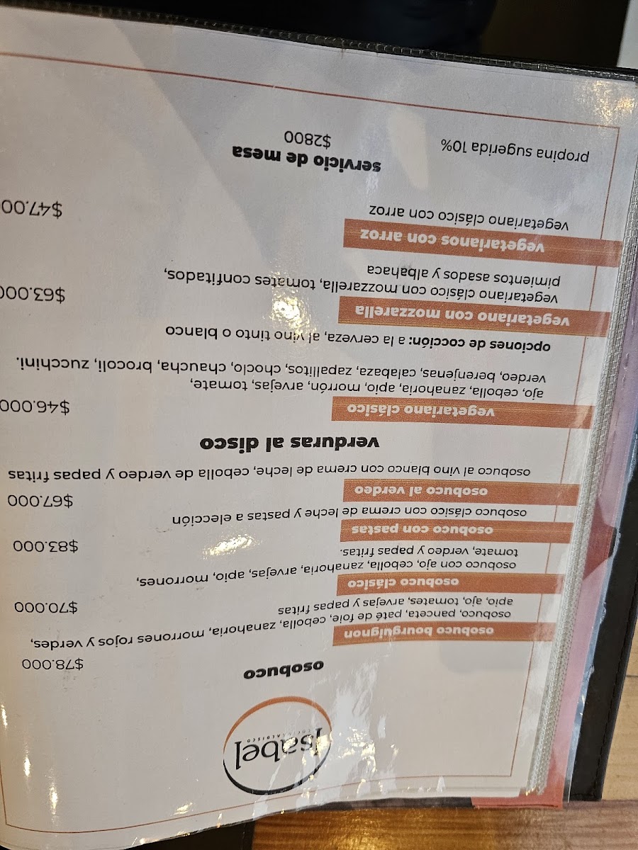 Menu Isabel Cocina Al Disco-1
