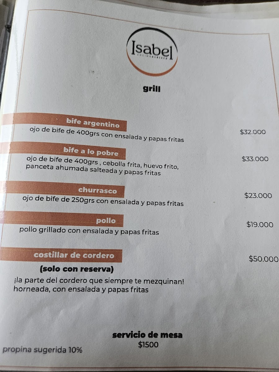 Menu Isabel Cocina Al Disco-7
