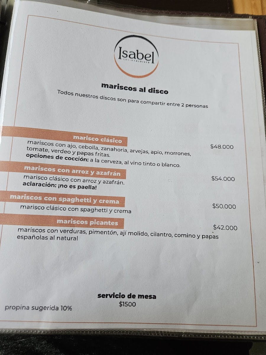 Menu Isabel Cocina Al Disco-8