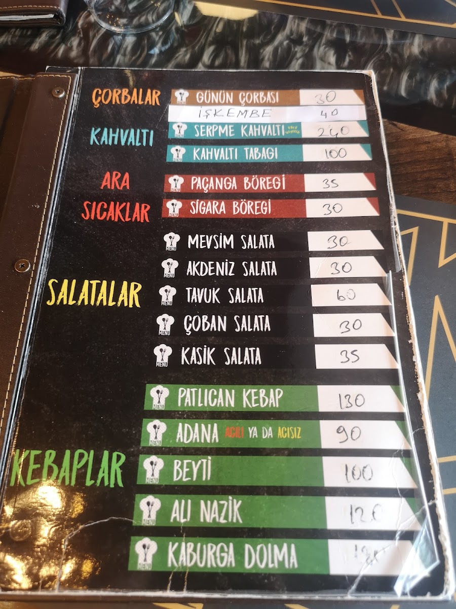 Menu Iseri Restaurant-2