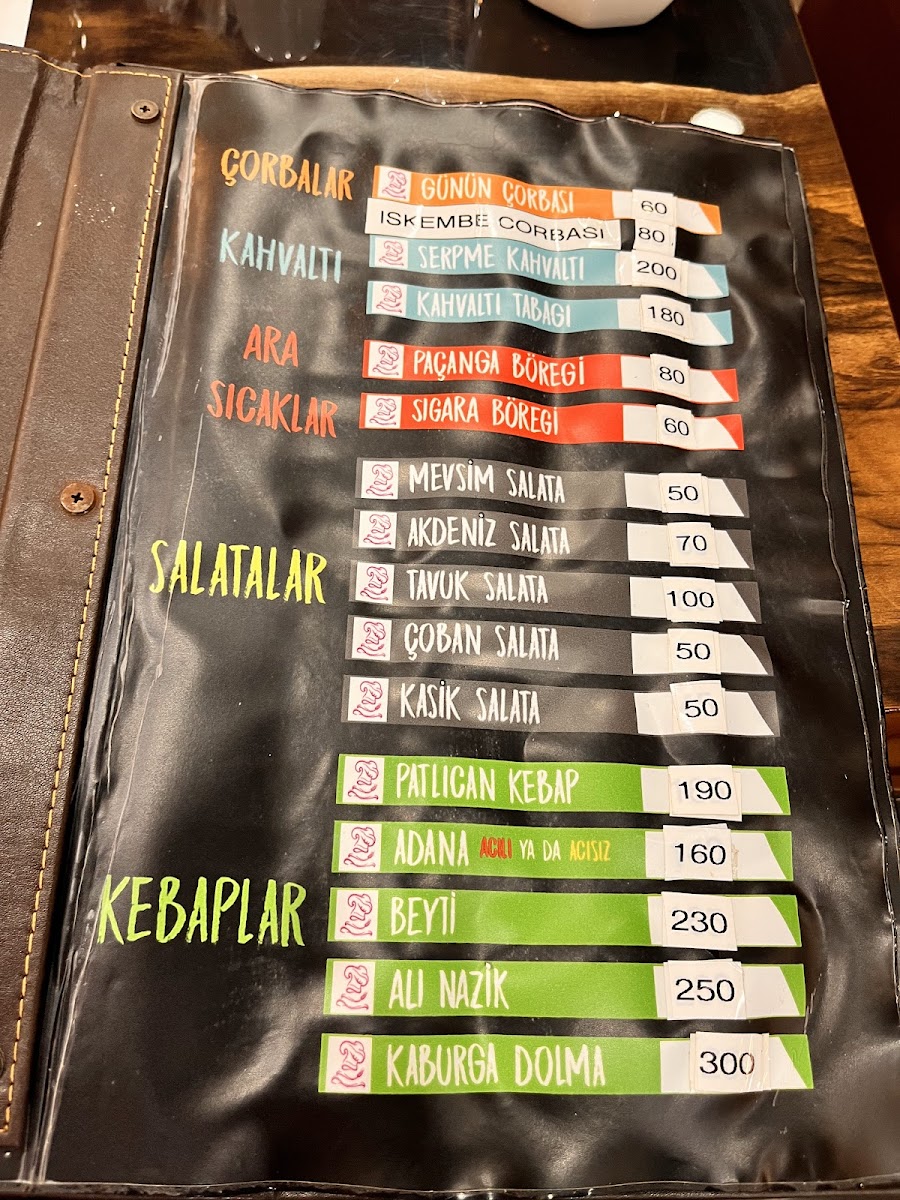Menu Iseri Restaurant-4