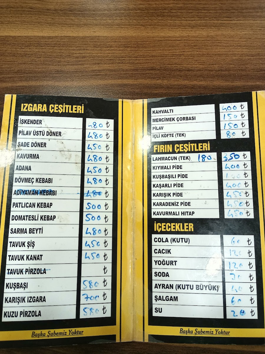 Menu Iskender 85 Et Lokantasi-2