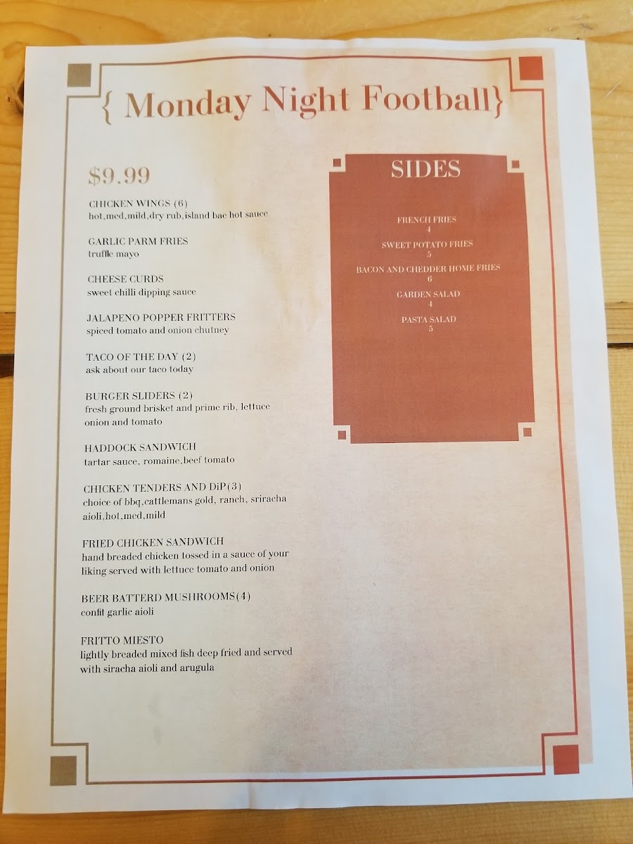Menu Island Bay Pier House-3