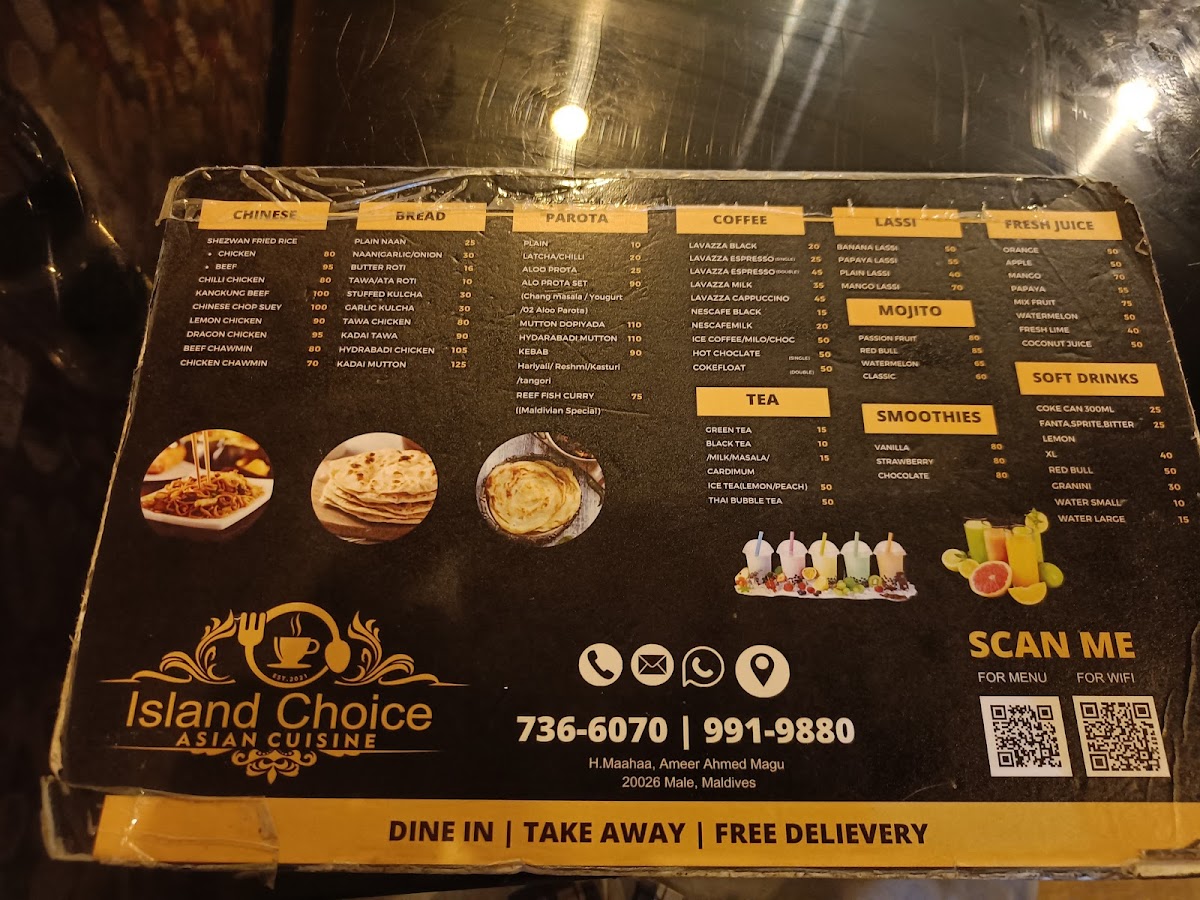 Menu Island Choice - Nepali Restaurant-2